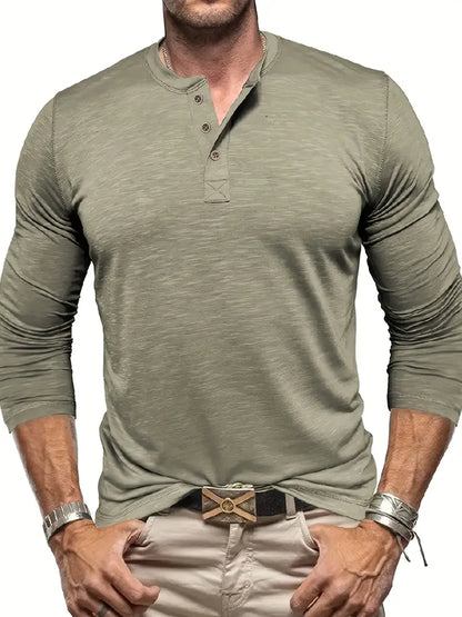 James | Supreme Fit Henley Shirt
