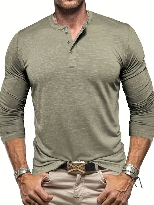 James | Supreme Fit Henley Shirt