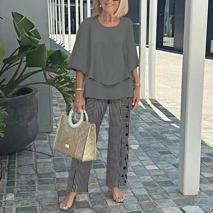 Jennie | Stylish Trendy Print Two-Piece Set