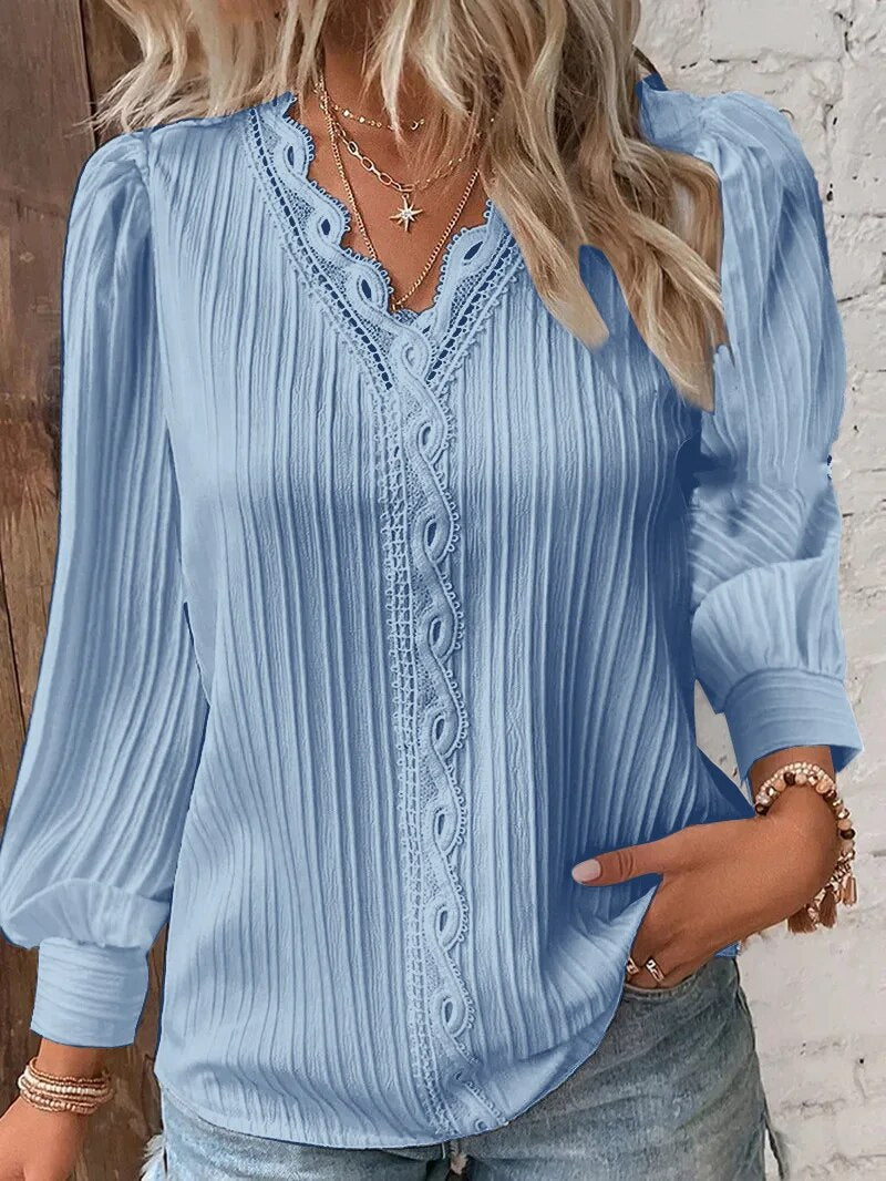Serenza | Premium V-Neck Blouse