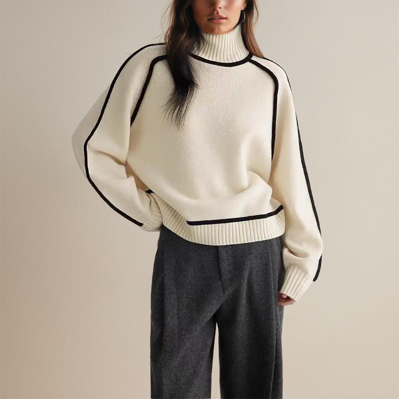 Misha | Sculpted Elegance Sweater