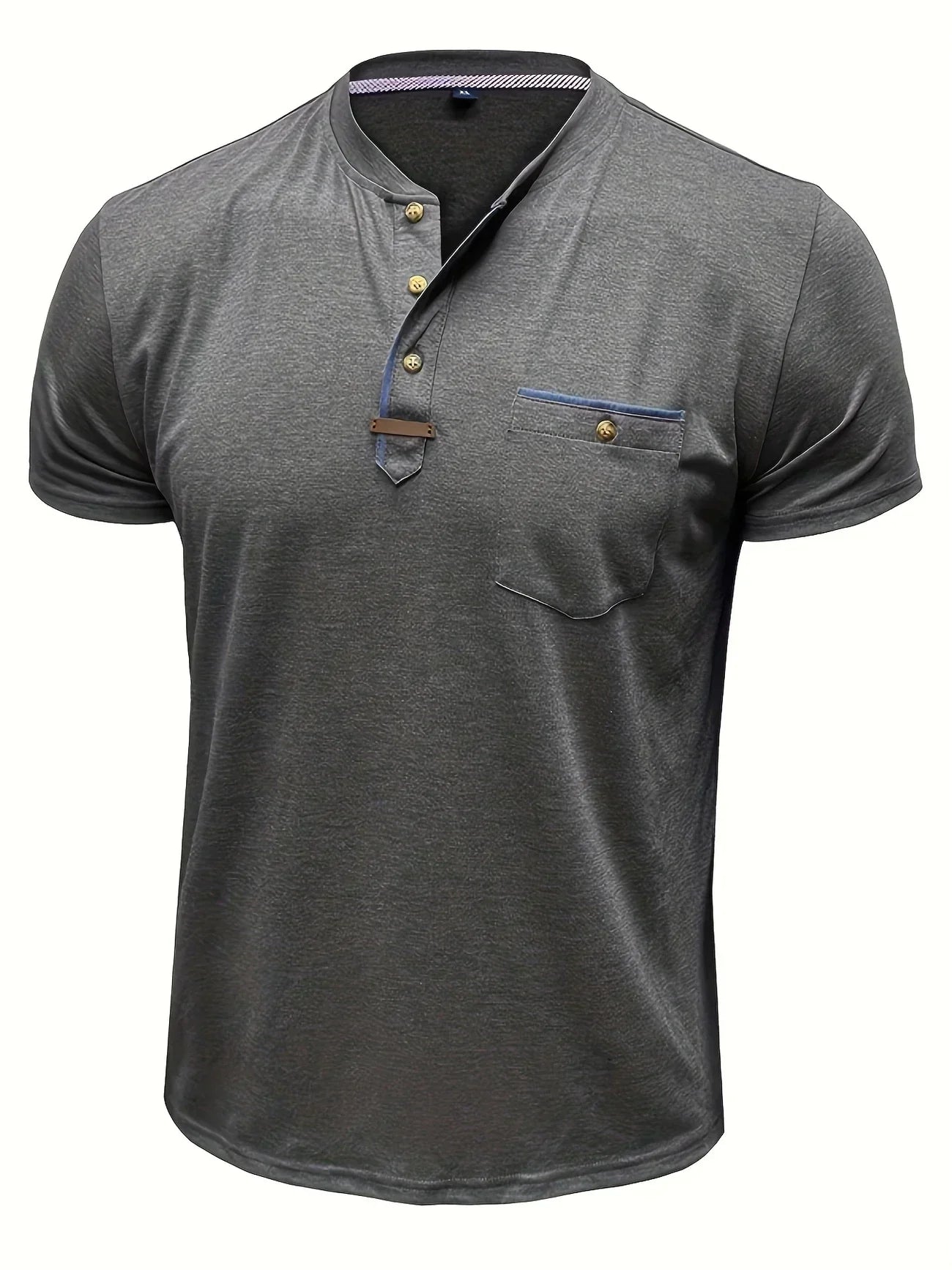Slade | Classic Round Neck Pocket Shirt