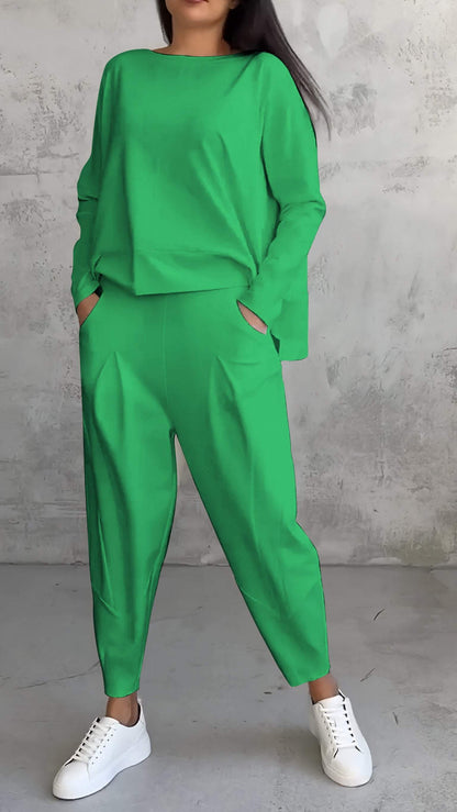 Julie | Long Sleeve Top & Pants Set