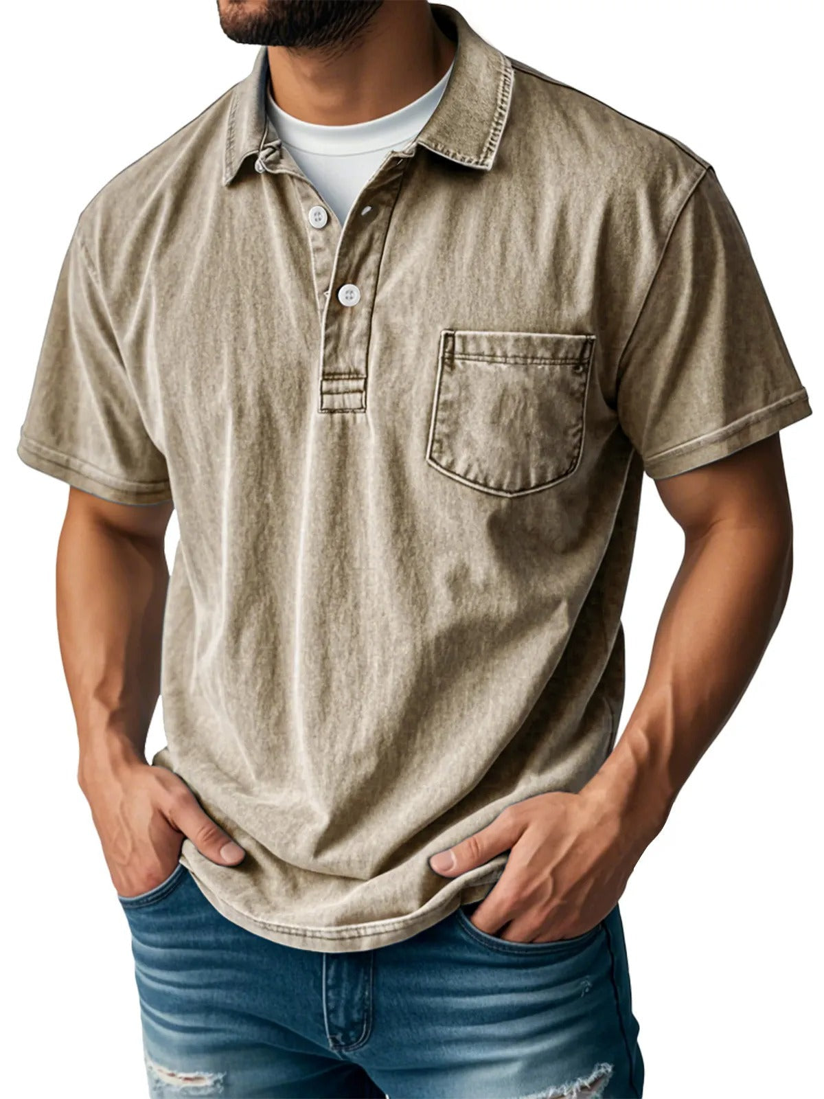 Donald | Stylish Short-Sleeve Polo Shirt