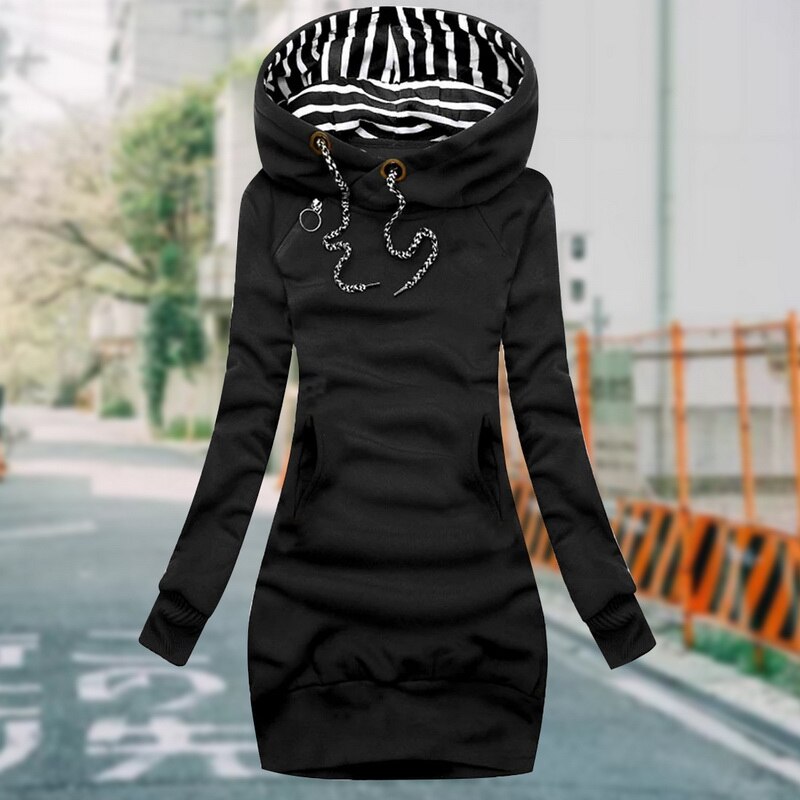Becca | Slim-Fit Hoodie Dress Jacket