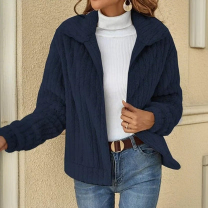 Evita | Cozy Fluffy Comfort Jacket