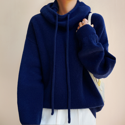 Zabrina | Comfy Cowl Neck Hoodie