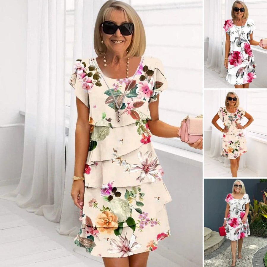 Ivelyn | Dewdrop Floral Dress