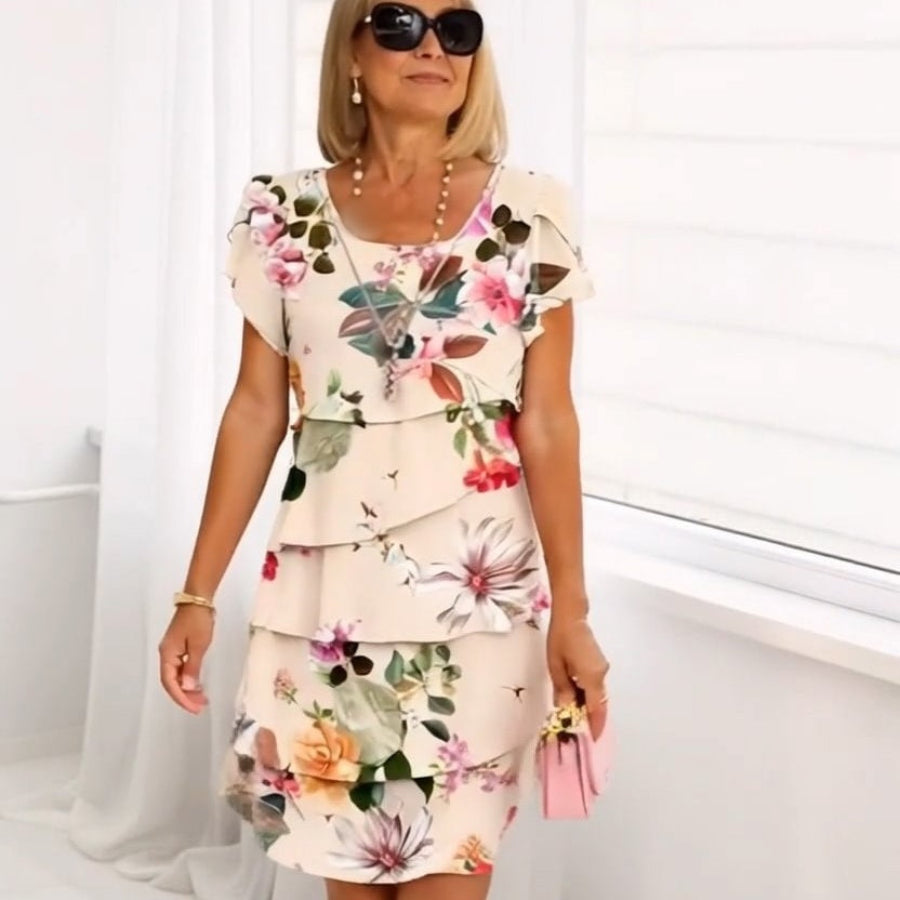 Iveline | Dewdrop Floral Dress