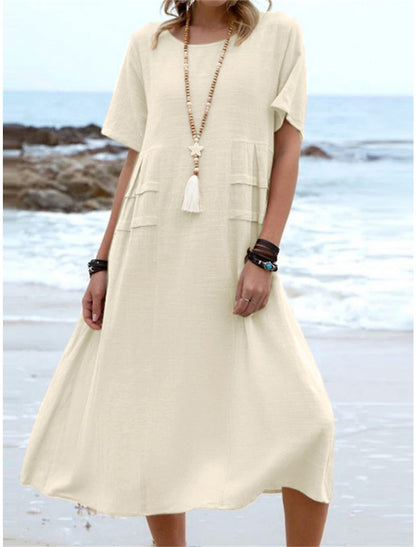 Kacey | Classic Round Neck Dress
