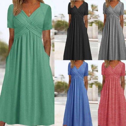 Deanna | Casual Charm V-Neck Dress