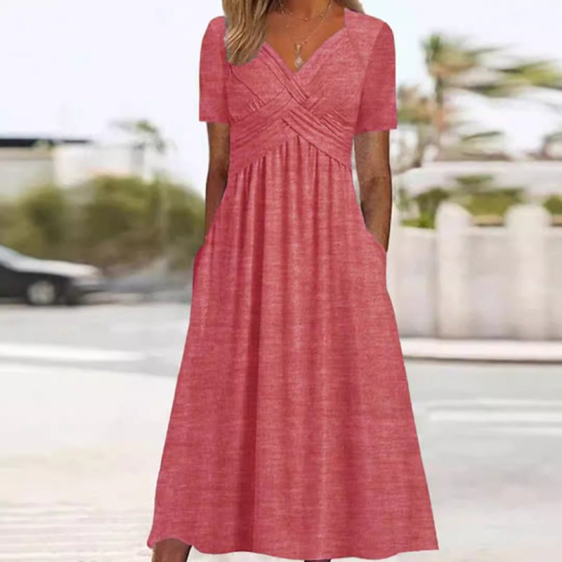 Deanna | Casual Charm V-Neck Dress